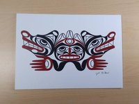 Strong Spirit by Joe Wilson Salish Artist 6"x9" Art Card