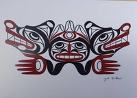 Strong Spirit by Joe Wilson Salish Artist 6"x9" Art Card