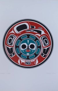 Raven's Moon by Danny Dennis Tsimshian Artist 6"x9" Art Card