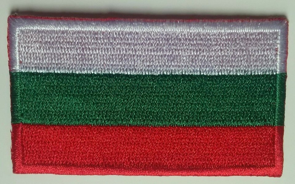 Bulgaria Patch Embroidered Iron On Badge Applique Bulgarian