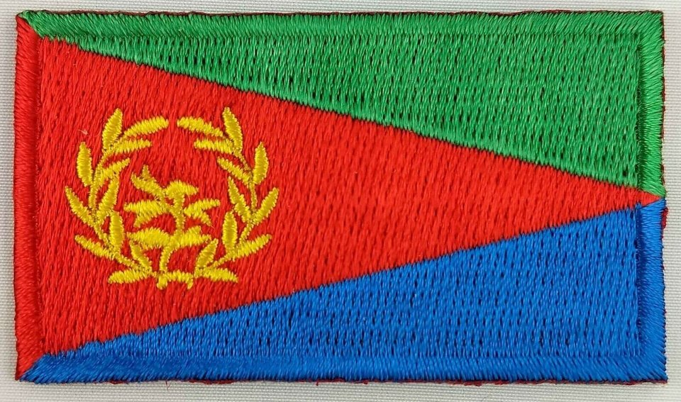 Eritrea Patch Embroidered Iron On Badge Applique Eritrean