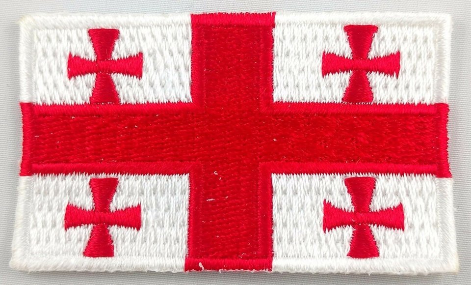 Georgia Patch Embroidered Iron On Badge Applique Georgian
