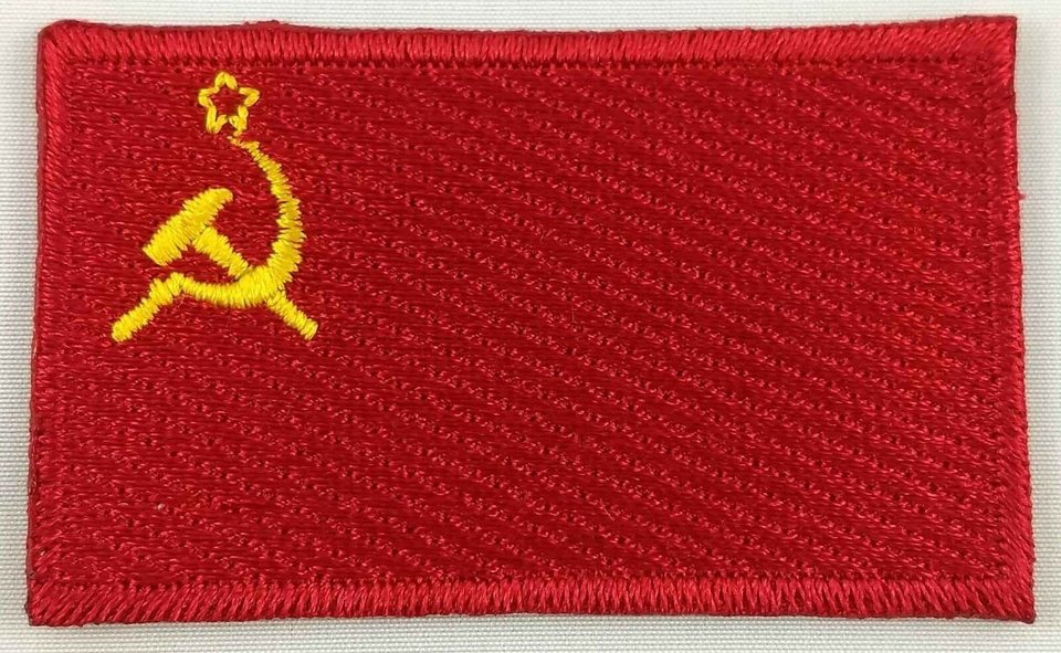 Soviet Union USSR Patch Embroidered Iron On Badge Applique Russian