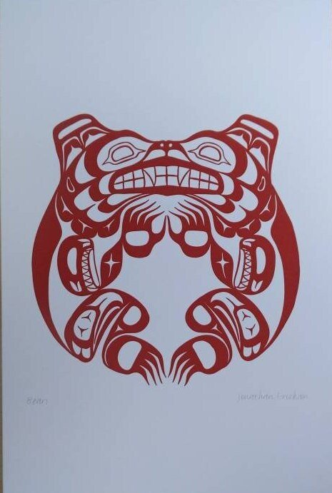 Bears by Jon Erickson Gitxsan Artist 6"x9" Art Card