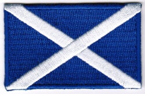 Scotland Flag Patch Embroidered Iron On Applique Scottish