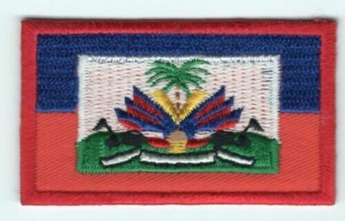 Haiti Patch Embroidered Iron On Badge Applique Haitian