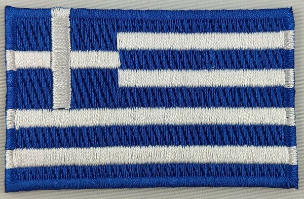 Greece Patch Embroidered Iron On Badge Applique Greek