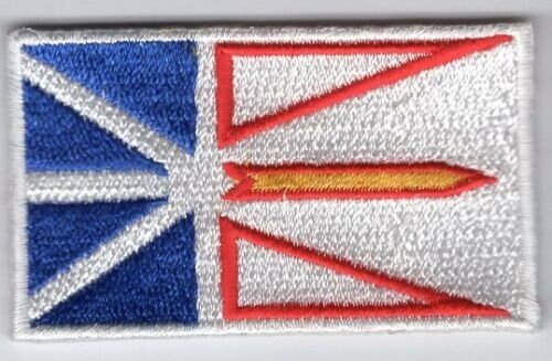Newfoundland Flag Patch Embroidered Iron On Applique