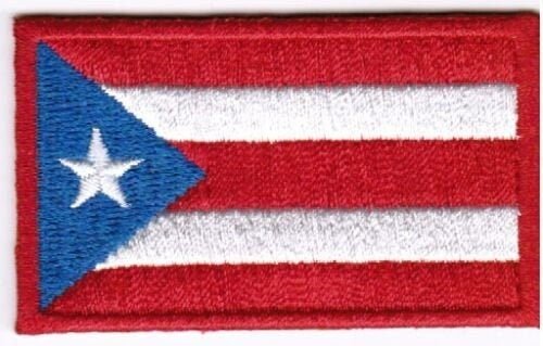 Puerto Rico Patch Embroidered Iron On Badge Applique Puerto Rican Boricua