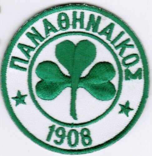 Panathinaikos FC Greece Patch Badge Embroidered Iron On Applique