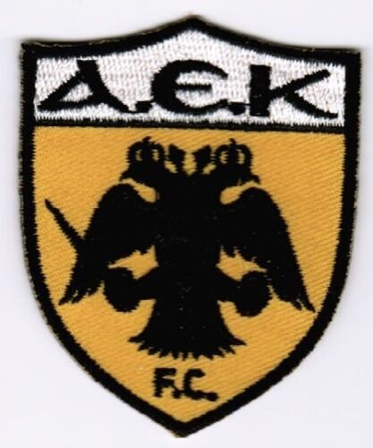 AEK FC Greece Patch Badge Embroidered Iron On Applique Crest