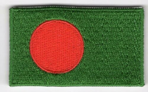 Bangladesh Patch Embroidered Iron On Badge Applique Bangladeshi