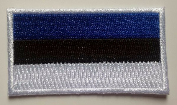 Estonia Patch Embroidered Iron On Badge Applique Estonian