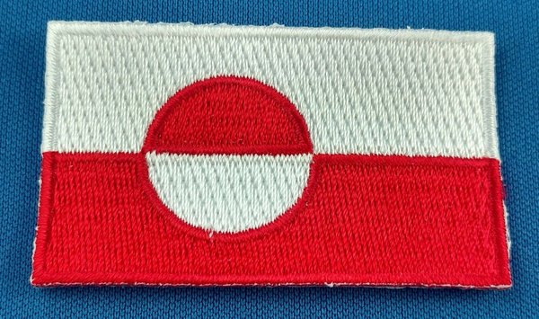 Greenland Patch Embroidered Iron On Badge Applique Greenlander Greenlandic
