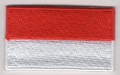 Indonesia Patch Embroidered Iron On Badge Applique Indonesian