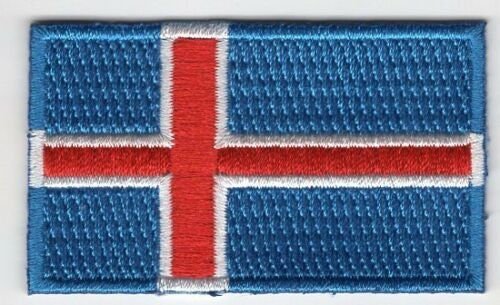 Iceland Patch Embroidered Iron On Badge Applique Icelander