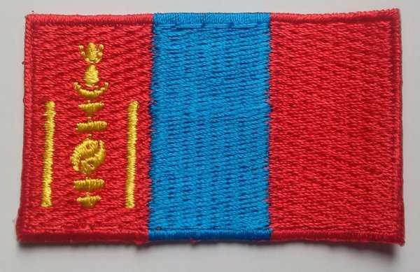 Mongolia Patch Embroidered Iron On Badge Applique Mongolian Mongol