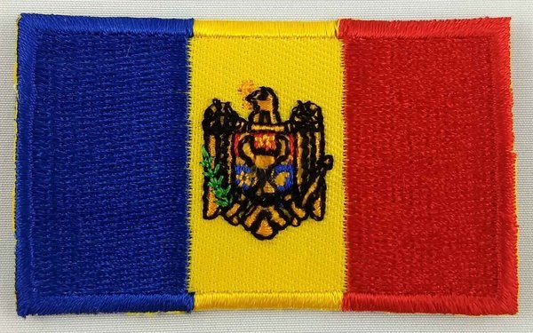 Moldova Patch Embroidered Iron On Badge Applique Moldovan