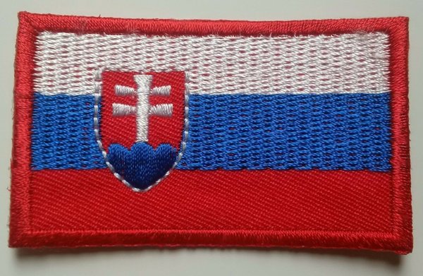 Slovakia Patch Embroidered Iron On Badge Applique Slovak