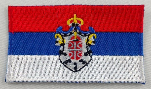 Serbia Patch Embroidered Iron On Badge Applique Serbian