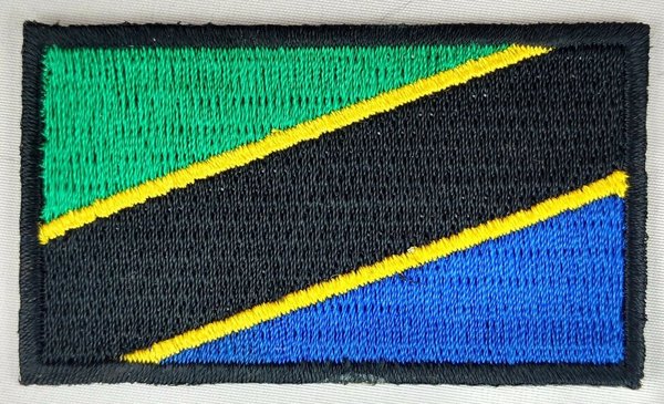 Tanzania Patch Embroidered Iron On Badge Applique Tanzanian