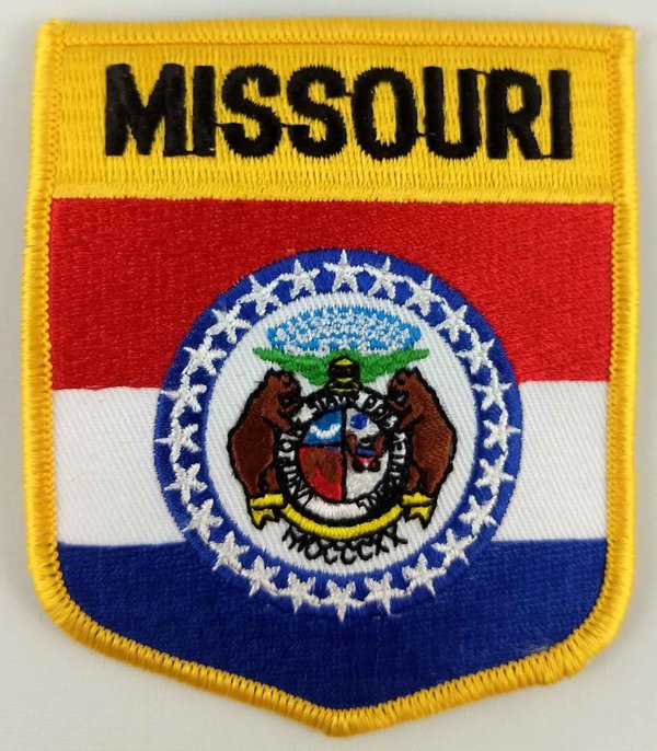 Missouri State Shield Patch Badge Embroidered Iron On Applique USA United States of America