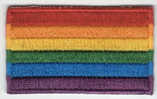 Rainbow LGBT Pride Patch Embroidered Iron On Badge Applique
