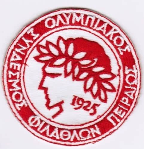 Olympiakos FC Greece Patch Badge Embroidered Iron On Applique