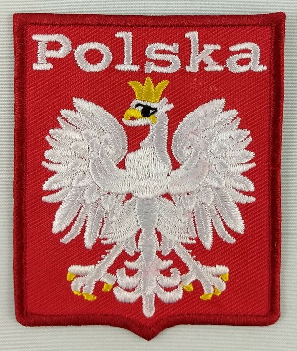 Poland Polska FC Patch Badge Embroidered Iron On Applique