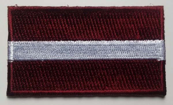 Latvia Patch Embroidered Iron On Badge Applique Latvian