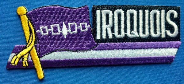 Iroquois Patch Embroidered Iron On Badge Applique Badge SK