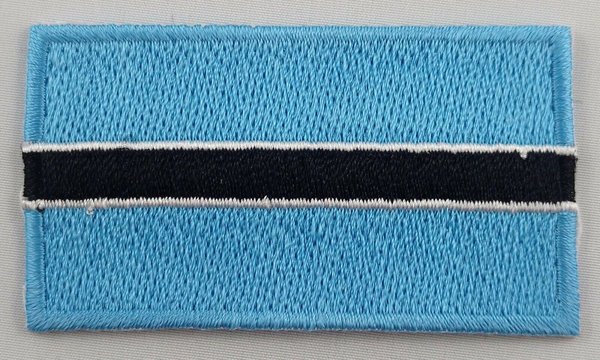 Botswana Patch Embroidered Iron On Badge Applique Batswana Motswana