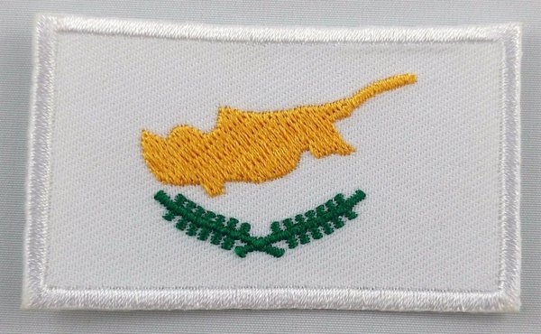 Cyprus Patch Embroidered Iron On Badge Applique Cypriot