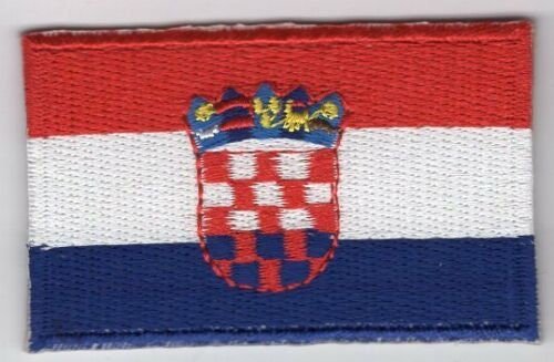 Croatia Patch Embroidered Iron On Badge Applique Croatian