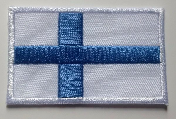 Finland Patch Embroidered Iron On Badge Applique Finnish Finn