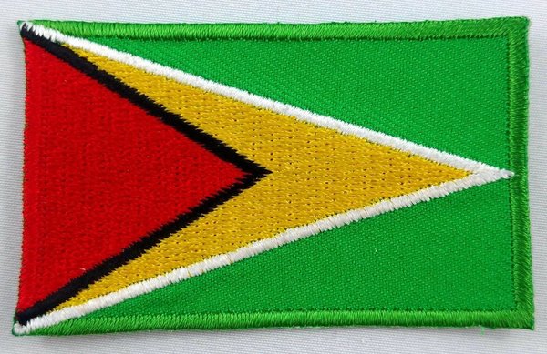 Guyana Patch Embroidered Iron On Badge Applique Guyanese
