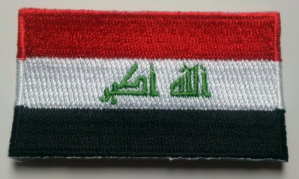 Iraq Patch Embroidered Iron On Badge Applique Iraqi