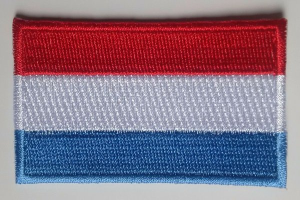 Luxembourg Patch Embroidered Iron On Badge Applique Luxembourger Luxembourgish