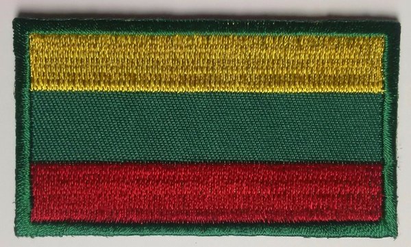 Lithuania Patch Embroidered Iron On Badge Applique Lithuanian