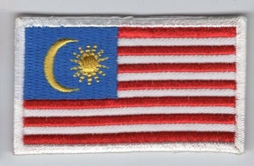 Malaysia Patch Embroidered Iron On Badge Applique Malaysian