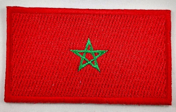Morocco Patch Embroidered Iron On Badge Applique Moroccan