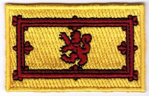 Scotland Lion Patch Embroidered Iron On Badge Applique Scottish