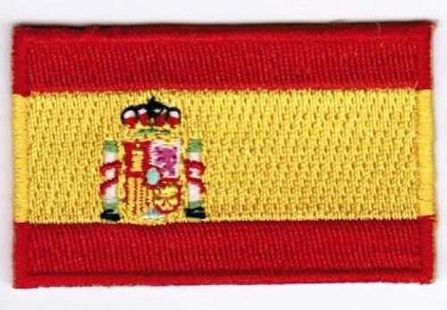 Spain Patch Embroidered Iron On Badge Applique Spaniard Spanish