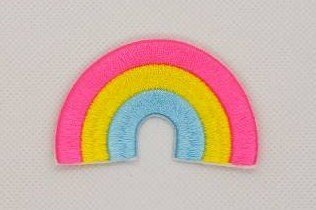 Pansexual Rainbow LGBT Pride Patch Embroidered Iron On Badge Applique C/P