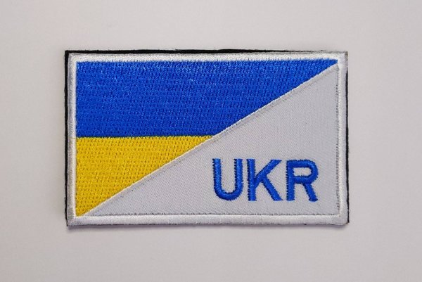 Ukraine Hook and Loop Patch Embroidered Badge Sew On Ukrainian C/P