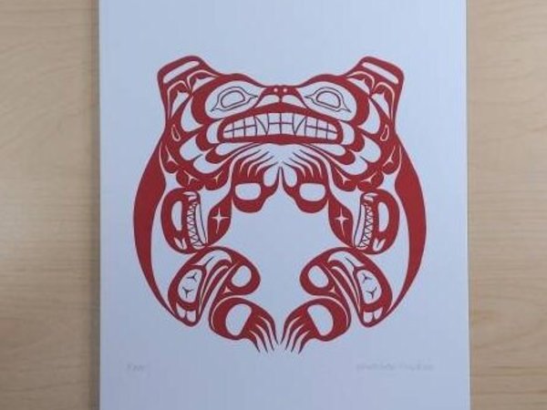 Bears by Jon Erickson Gitxsan Artist 6"x9" Art Card