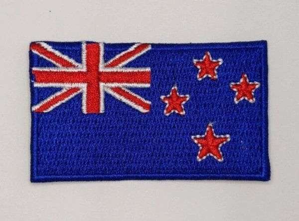 New Zealand Patch Embroidered Iron On Badge Applique